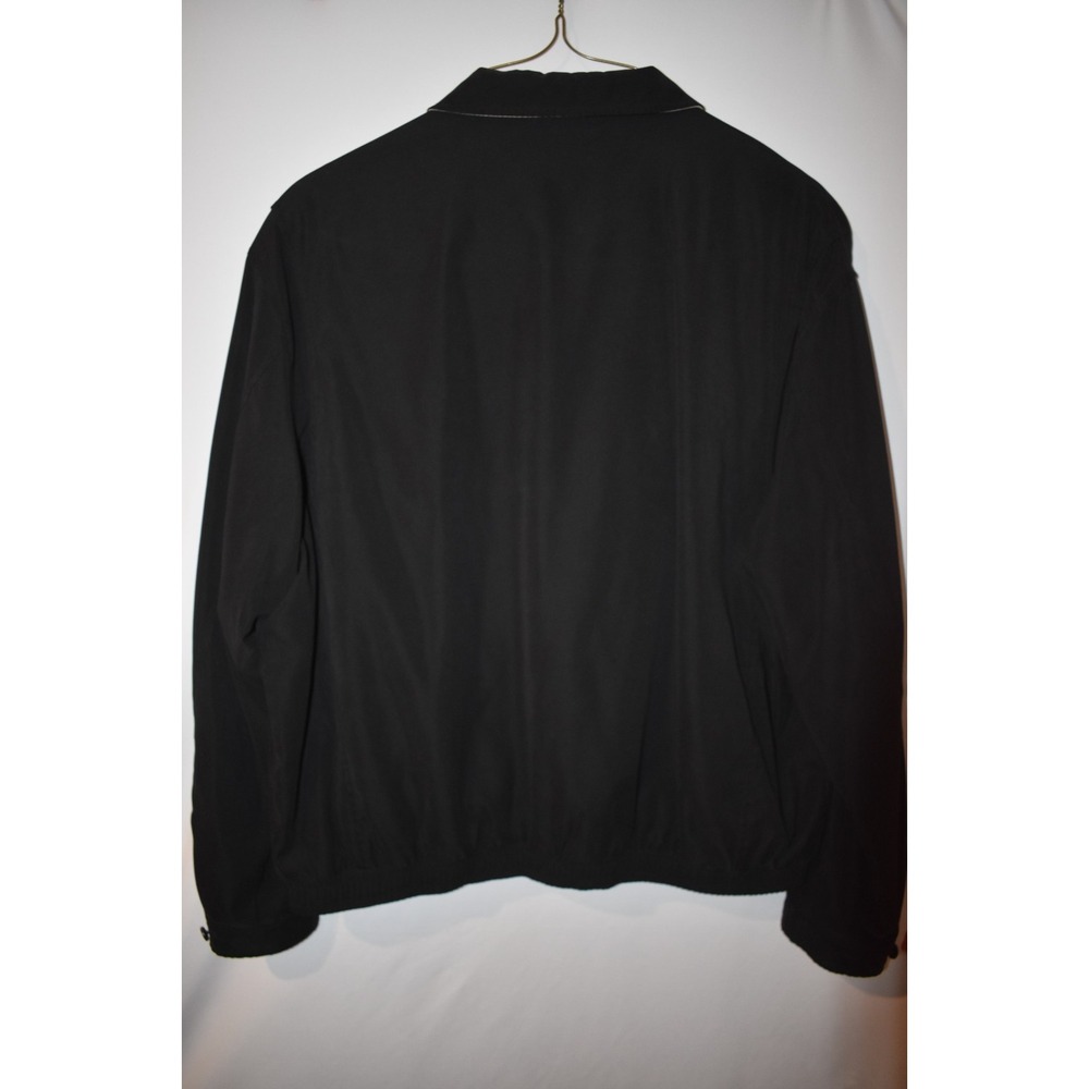Vintage 90s Polo Ralph Lauren Mens XL Black Plaid Lined Full Zip Up Jacket - Picture 5 of 5